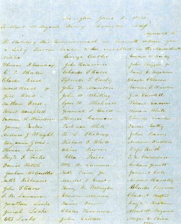 List of persons liable to be enrolled in the militia, 1854