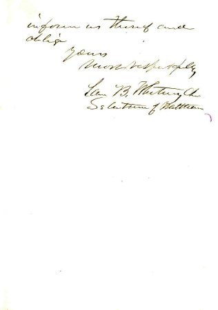 Letter re. aid for John Healy, 1861