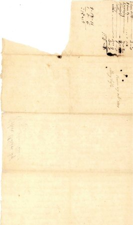 Letter concerning a proposed new road, 1802